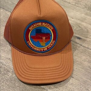 Aviator Nation Rust trucker with Univ of Texas Patch